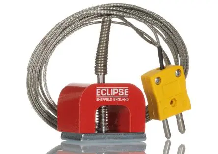Produktfoto 1 von RS PRO Magnet Thermocouple Edelstahl Hufeisen-Magnet-Thermoelement Typ K, Ø 30 mm x 3 m -50 °C → 250 °C