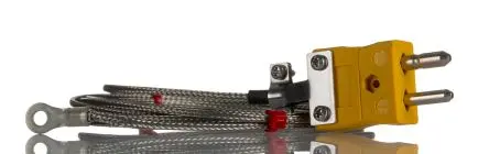 Produktfoto 1 von RS PRO Washer Thermocouple Edelstahl Unterlegscheibe-Thermoelement Typ K, Ø 5 mm x 2 m → 350 °C
