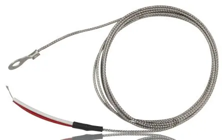 Produktfoto 1 von RS PRO Washer Thermocouple Edelstahl Unterlegscheibe-Thermoelement Typ K, Ø 6 mm x 2 m → 350 °C