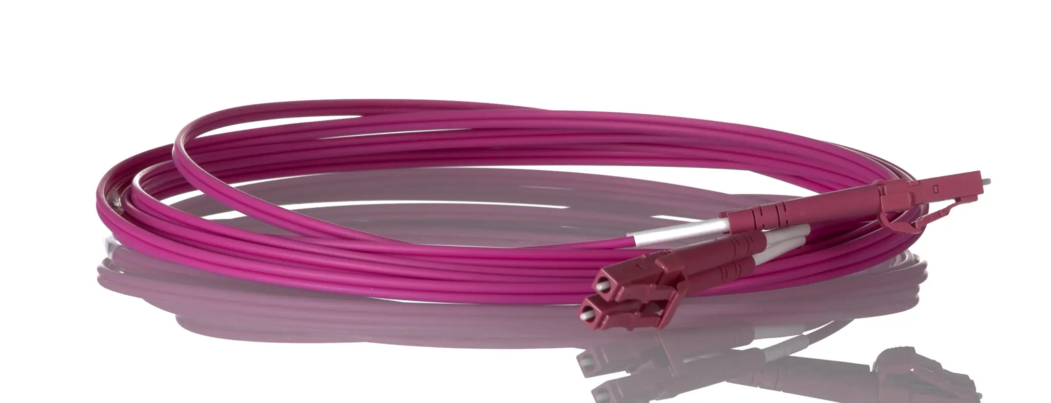 Produktfoto 1 von Molex Premise Networks LWL-Kabel 3 m 2-Fasern, Polyvinylchlorid, Raucharm halogenfrei, Plenum Hellblau 125 μm