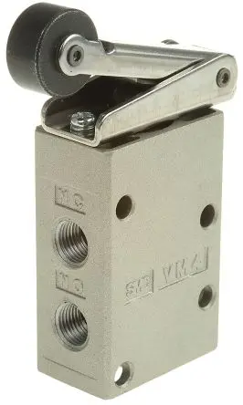 Produktfoto 1 von SMC, Rollenhebel VM400 Pneumatik-Steuerventil, manuell, RC Rc 1/8, Aluminiumlegierung III B