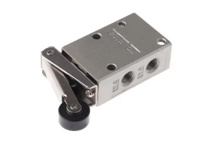 Produktfoto 1 von SMC, Rollenhebel VM400 Pneumatik-Steuerventil, manuell, RC Rc 1/8, Aluminiumlegierung III B