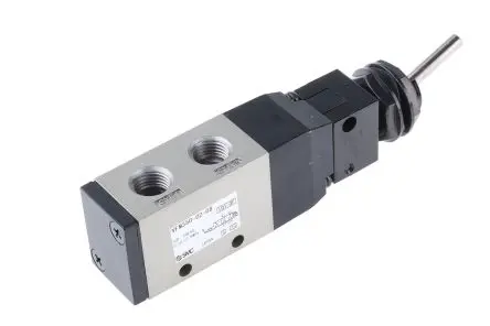 Produktfoto 1 von SMC, Kniehebel VFM300 Pneumatik-Steuerventil, manuell, RC Rc 1/4, Aluminiumlegierung III B