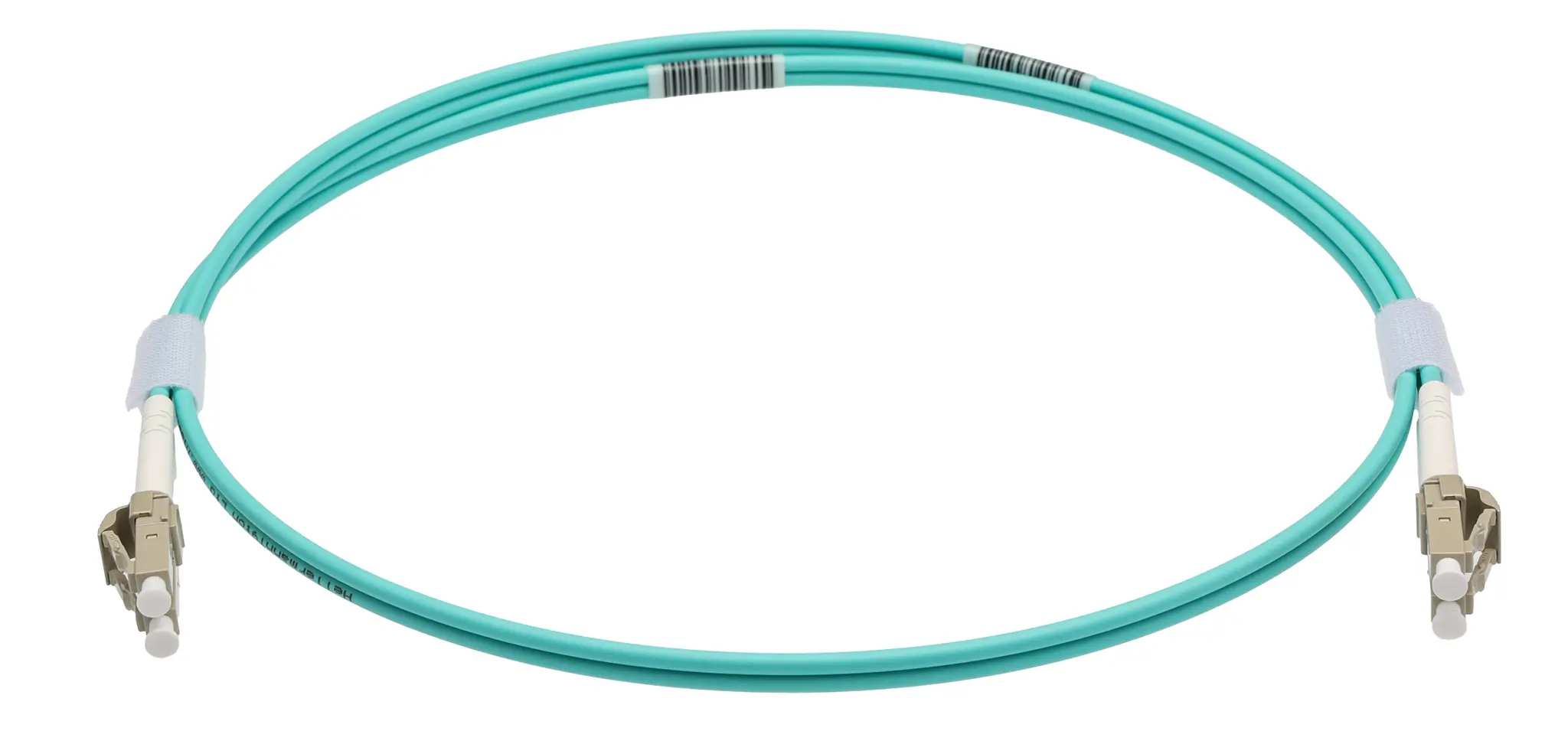 Produktfoto 1 von HellermannTyton Connectivity OM3 Multi Mode LWL-Kabel 1 m Hellblau LC LC