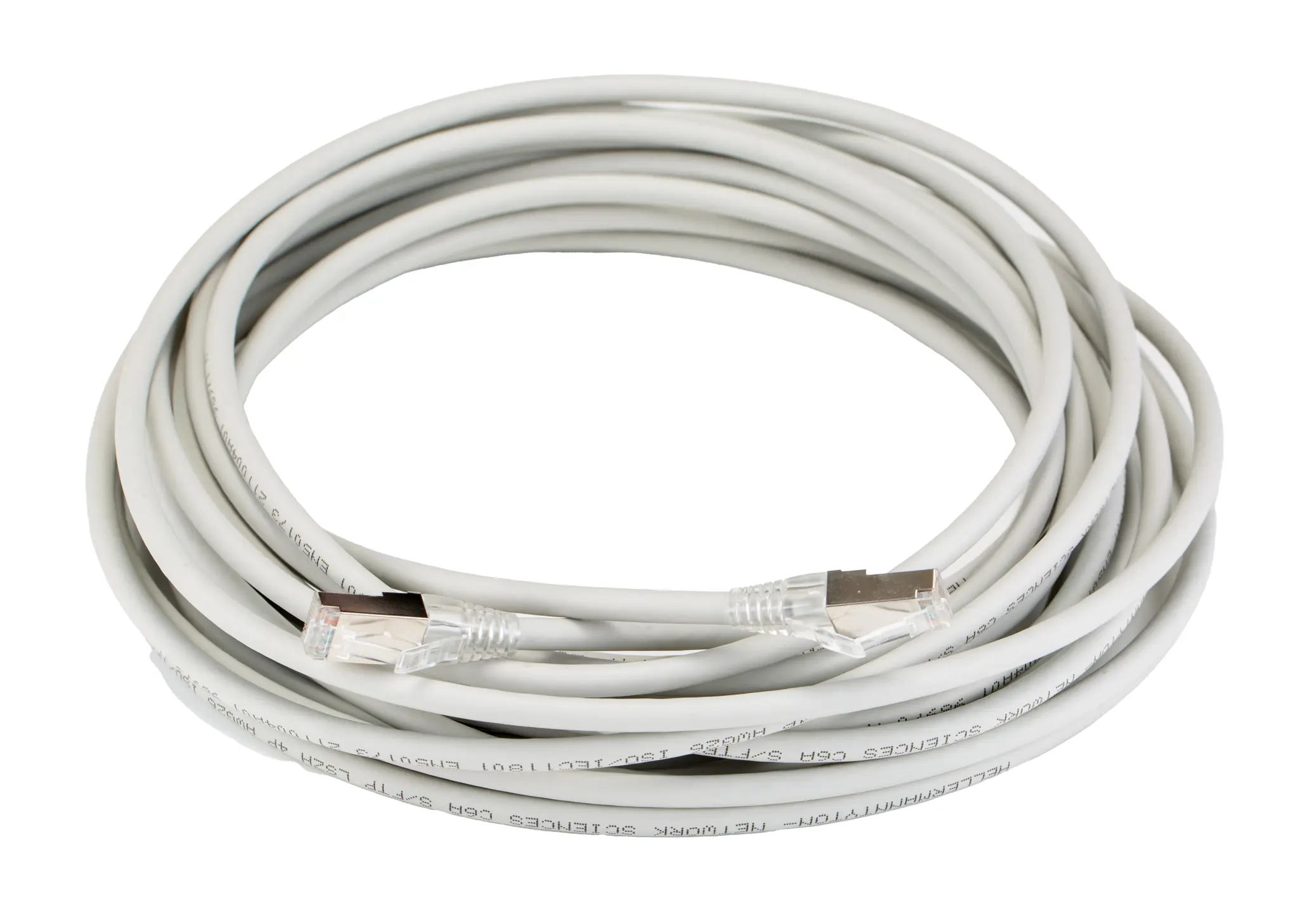 Produktfoto 1 von HellermannTyton Connectivity Category 6A Cat6a Ethernet-Kabel, 10 m, Grau, A Gerade Stecker, B Gerade Stecker