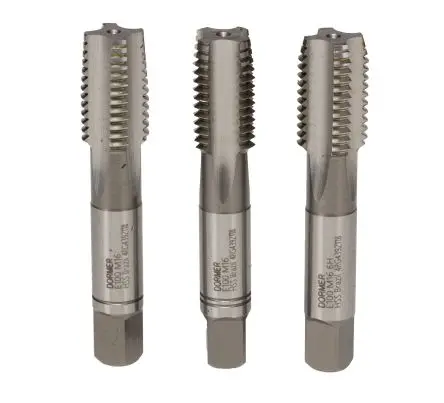 Produktfoto 1 von Dormer Gewindebohrer Satz HSS Hand, Metrisch Gerade Nut, Rechtsgewinde, 3-teilig M16