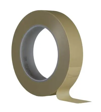 Produktfoto 1 von 3M Scotch Polypropylenfolie Kreppband Grün, Stärke 0.13 mm Gummi-Kleber 25.4mm x 54.86 m
