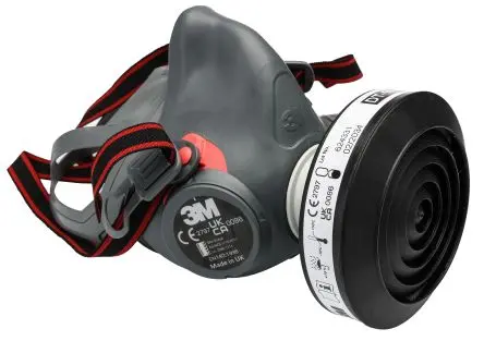 Produktfoto 1 von 3M HF-300 Atmenschutz-Halbmaske L, Atmenschutz-Halbmaske, Grau