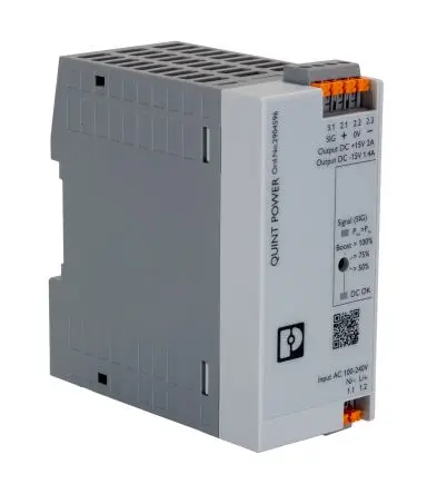 Produktfoto 1 von Phoenix Contact QUINT POWER DIN-Schienen Netzteil Schaltnetzteile 250V ac AC / 2 A 15V dc DC 100 W