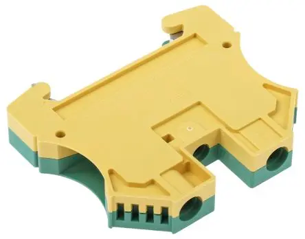 Produktfoto 1 von Weidmüller Schutzleiterklemme, WPE 10, 2-polig, 16AWG, 6 AWG, 10mm² Schraubbefestigung, Grün, Gelb Wemid ATEX