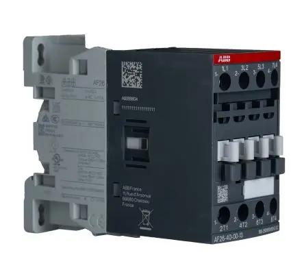 Produktfoto 1 von ABB AF26-40-00-13 Schütz 100V, 250 V-Spule, 4-polig, 690V / 45 A 100V, 250 V 11 kW Motorsteuerung