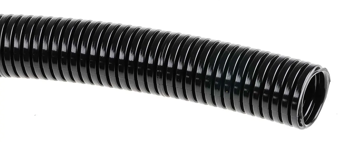 Produktfoto 1 von PMA PCL Leerrohr Kunststoff, Ø 20mm nom. flexibel, Schwarz A ø 21.2mm I ø 16.2mm x 10m , mit IP-Schutzklasse