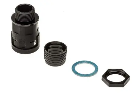 Produktfoto 1 von PMA BVNV Polyamid 6 Kabelrohr Befestigung Kabelrohr M20 17 mm Schwarz Schwarz-Finish IP68