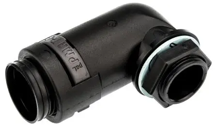 Produktfoto 1 von PMA Polyamid 6 Kabelrohr Fitting Kabelrohr M20 17 mm Schwarz Schwarz-Finish IP68