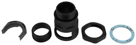 Produktfoto 1 von PMA BVNV Polyamid 6 Kabelrohr Befestigung Kabelrohr PG21 23 mm Schwarz Schwarz-Finish IP68