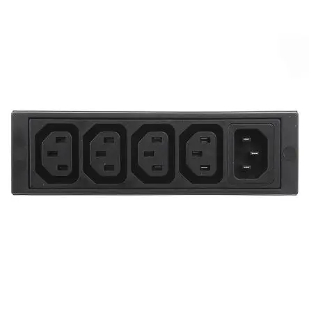 Produktfoto 1 von Schurter IEC C13 Steckdosenleiste, 4-fach 10A CEE, 2m Kabel, 250V ac