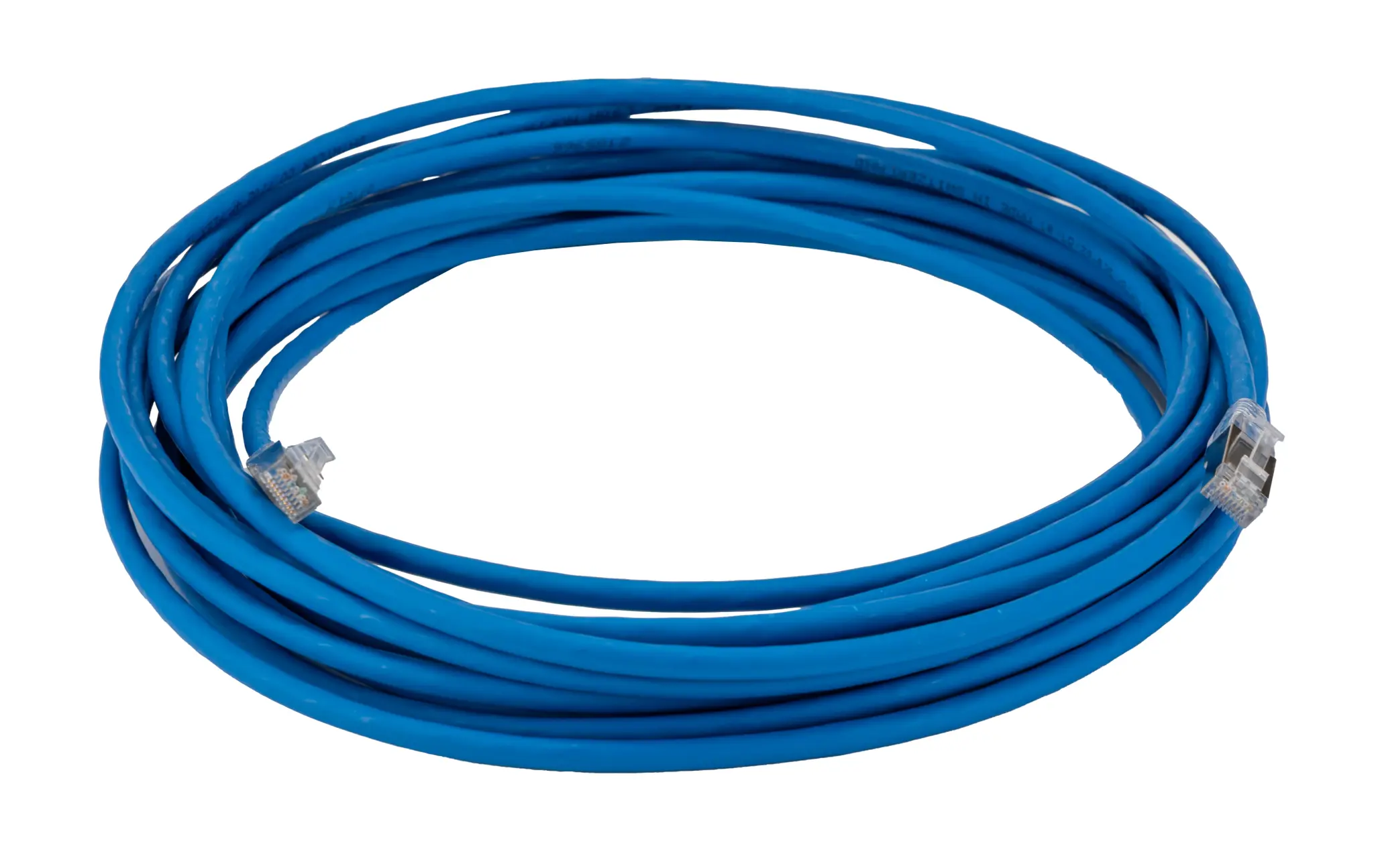 Produktfoto 1 von HellermannTyton Connectivity RJ45 Cat6a Ethernet-Kabel, 10 m, Blau S/FTP, Raucharm halogenfrei