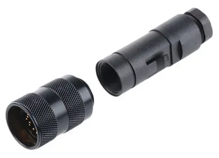 Produktfoto 1 von binder 723 21.5 mm M16 Rundsteckverbinder Stecker 12-polig Stecker 3A Kabel IP67