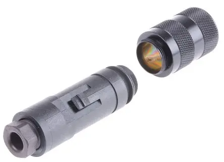 Produktfoto 1 von binder 723 21.5 mm M16 Rundsteckverbinder Buchse 3-polig Stecker 7A Kabel IP67