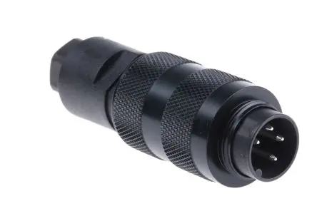 Produktfoto 1 von binder 723 21.5 mm M16 Rundsteckverbinder Buchse 4-polig Stecker 6A Kabel IP67