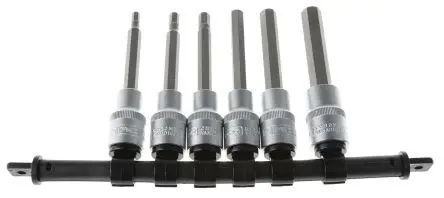 Produktfoto 1 von RS PRO Steckschlüsselsatz 1/2 in Vierkant Sechskant Hex 5 To 12 mm 6-teilig