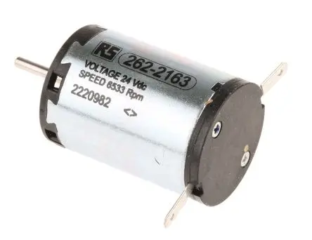 Produktfoto 1 von Maxon Bürstenmotor Gleichstrommotor bis 0.615 Ncm, 24V / 5 W, 6552U/min, Wellen-Ø 2 mm, 22mm x 38.8 mm x 6.5 mm
