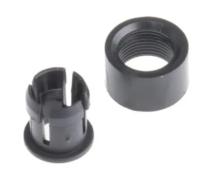 Produktfoto 1 von Kingbright Schwarz LED-Halter für Durchkontaktierte LED 3 mm