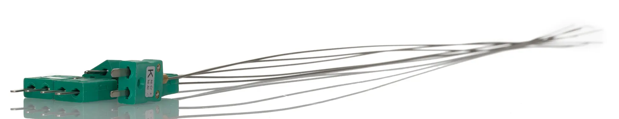 Produktfoto 1 von RS PRO Edelstahl Mineralisoliertes Thermoelement Typ K, Ø 1mm x 500mm -40°C → +750°C