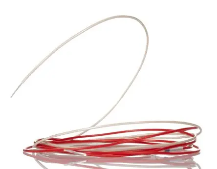 Produktfoto 1 von RS PRO PT1000 Widerstandsthermometer Platin Ø 7 mm 2 x 1000 mm Class B, -50 °C → 250 °C, 1 m Leitung