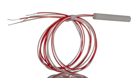 Produktfoto 1 von RS PRO Pt100 Widerstandsthermometer Platin Ø 7 mm 4 x 450 mm Class B, -50 °C → 250 °C, 450 mm Leitung