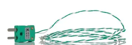 Produktfoto 1 von RS PRO Perfluoralkoxyalkan Thermoelement mit offener Messstelle Typ K, Ø 1 mm x 5 m -75 °C → 250 °C