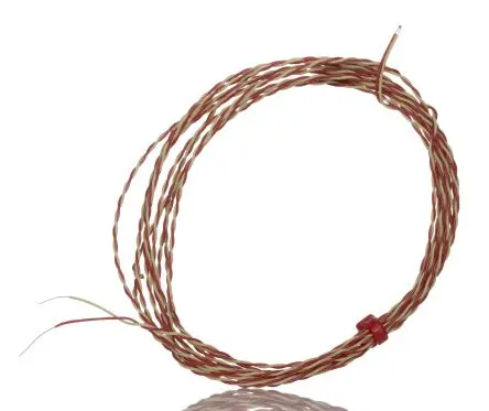 Produktfoto 1 von RS PRO Perfluoralkoxyalkan Thermoelement Typ K, Ø 1 mm x 2 m -75 °C → 250 °C