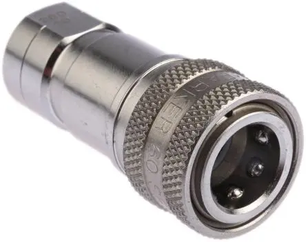 Produktfoto 1 von Parker 60 Hydraulik-Schnellkupplung, Edelstahl Buchse G, 1/4 in, 35 Mpa