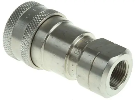 Produktfoto 1 von Parker 60 Hydraulik-Schnellkupplung, Edelstahl Buchse G, 3/8 in, 35 Mpa