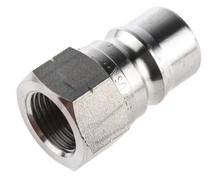 Produktfoto 1 von Parker 60 Hydraulik-Schnellkupplung, Edelstahl Stecker G, 1/2 in, 35 Mpa
