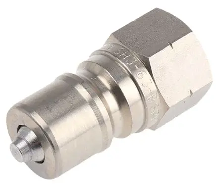 Produktfoto 1 von Parker 60 Hydraulik-Schnellkupplung, Edelstahl Stecker G, 3/8 in, 35 Mpa