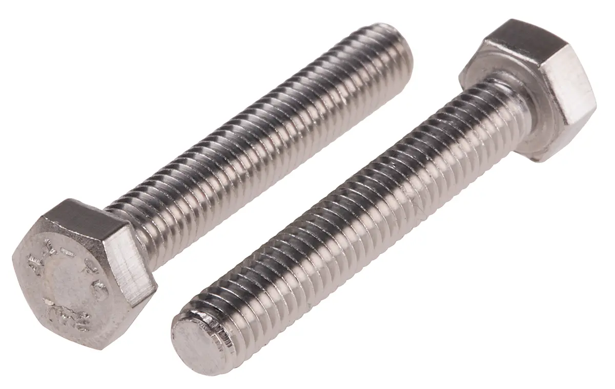 Produktfoto 1 von RS PRO x 30 mm Sechskantschraube, Edelstahl glatt, DIN 933