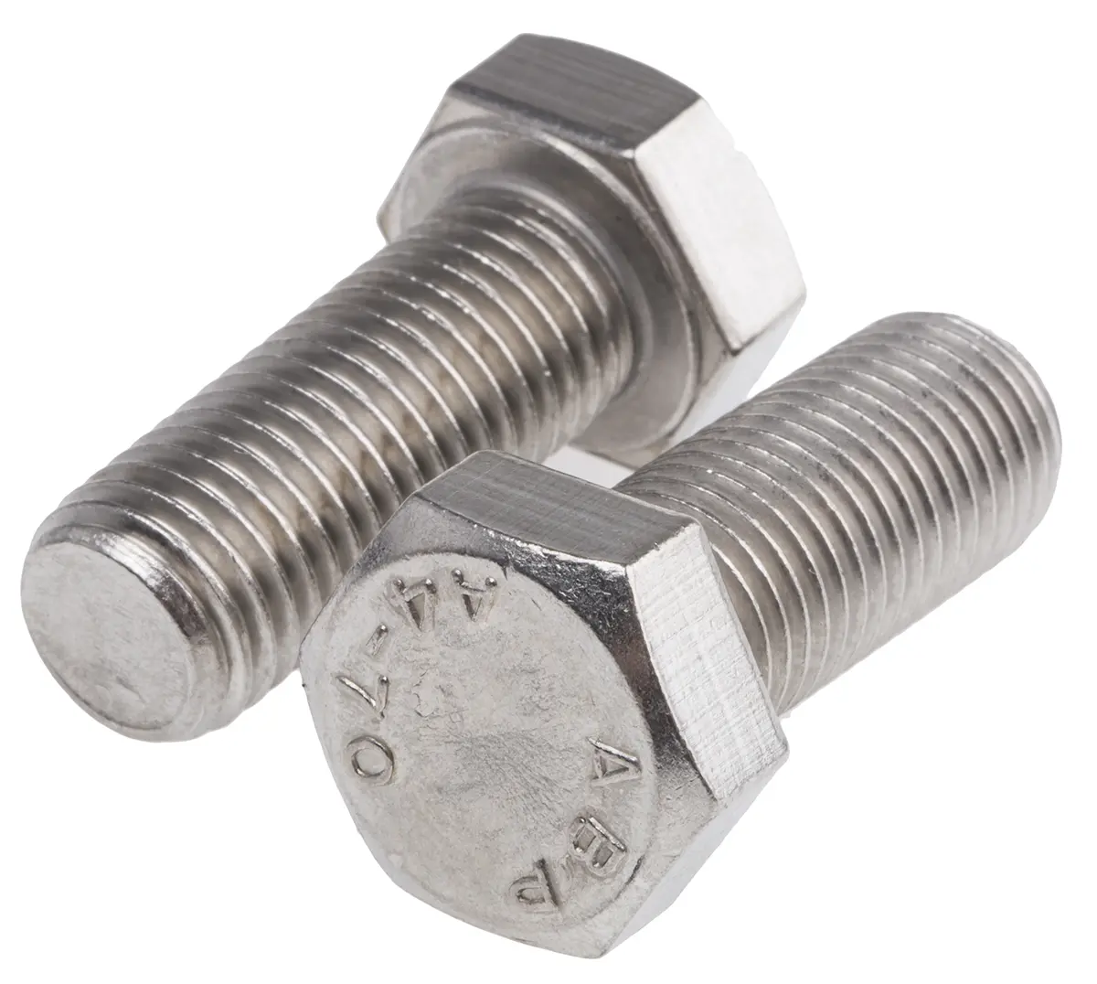 Produktfoto 1 von RS PRO x 40 mm Sechskantschraube, Edelstahl, DIN 933