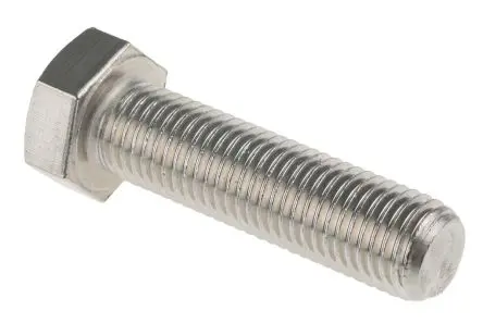Produktfoto 1 von RS PRO M16 x 60 mm Sechskantschraube, Edelstahl, DIN 933