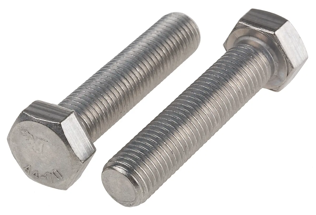Produktfoto 1 von RS PRO M16 x 2.0 mm Sechskantschraube, Edelstahl glatt, DIN 933