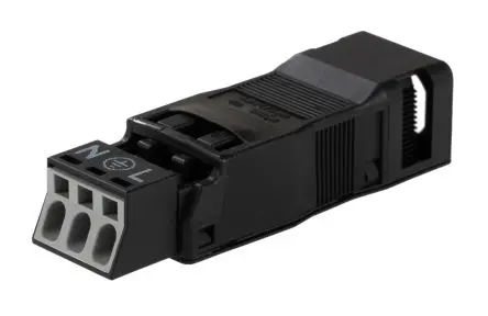 Produktfoto 1 von Rittal LED-Steckverbinder, LED-Steckverbinder, Kontakte: 3, Schwarz, 0.25mm², 1.5 mm²
