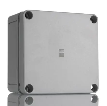 Produktfoto 1 von Rittal PK Kunststoff Wandanschlusskasten RAL 7035 IP66, HxBxT 110 mm, 110 mm x 66 mm