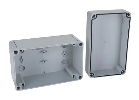 Produktfoto 1 von Rittal PK Polycarbonat Wandanschlusskasten RAL 7035 IP66, HxBxT 110 mm, 180 mm x 111 mm