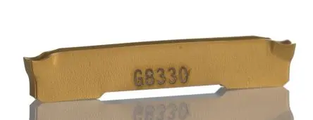 Produktfoto 1 von Pramet Drehbankteil, Typ Doppelseitiger Trenn- und Nut-Einsatz 25mm Wolframkarbid-Kobalt, Grade G8330