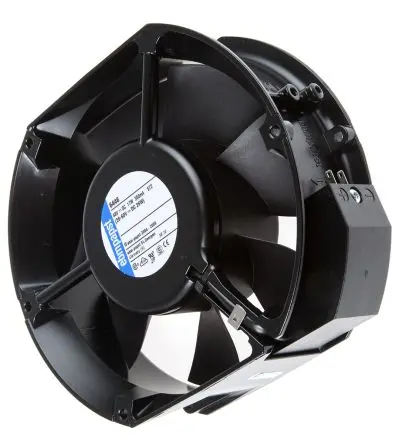 Produktfoto 1 von ebm-papst 6400 Axiallüfter, Kugel, 48V dc / 17 W 350 mA, 3400 U/min, 410 m³/h IP54 150 mm 172mm 51 mm