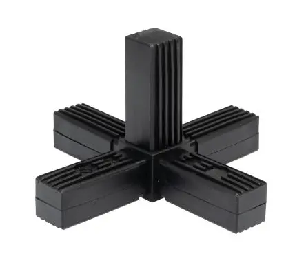 Produktfoto 1 von RS PRO RS PRO Square Tube Connectors Vierkantrohr-Steckverbinder, Fünffach-Verbinder, Steckverbinderhalterung und Gelenk