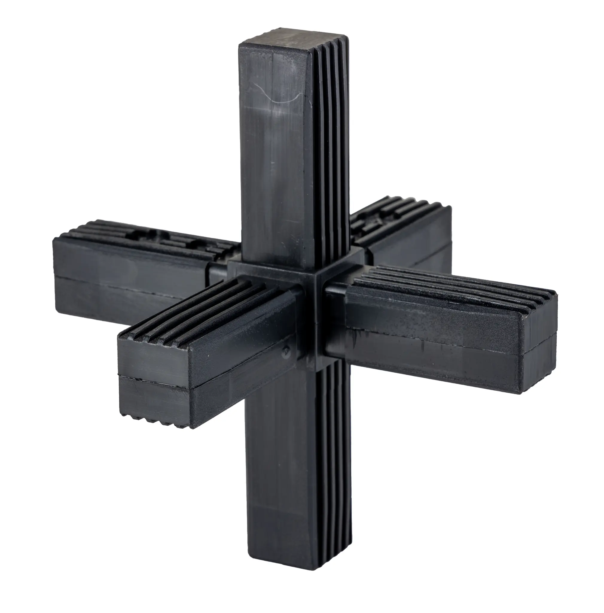 Produktfoto 1 von RS PRO RS Square Tube System Vierkantrohr-Steckverbinder, Sechsfach-Verbinder, Steckverbinderhalterung und Gelenk 25 x