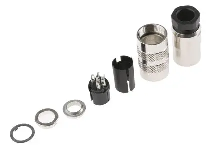 Produktfoto 1 von binder 423 18.5 mm Miniature Rundsteckverbinder Buchse 6-polig Buchse 5A Kabel IP67