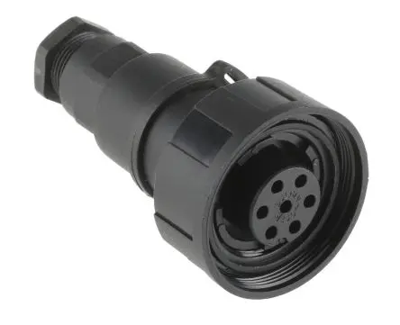 Produktfoto 1 von Bulgin PX0745 38 Standard Rundsteckverbinder Buchse 7-polig Buchse 5A Kabel IP68