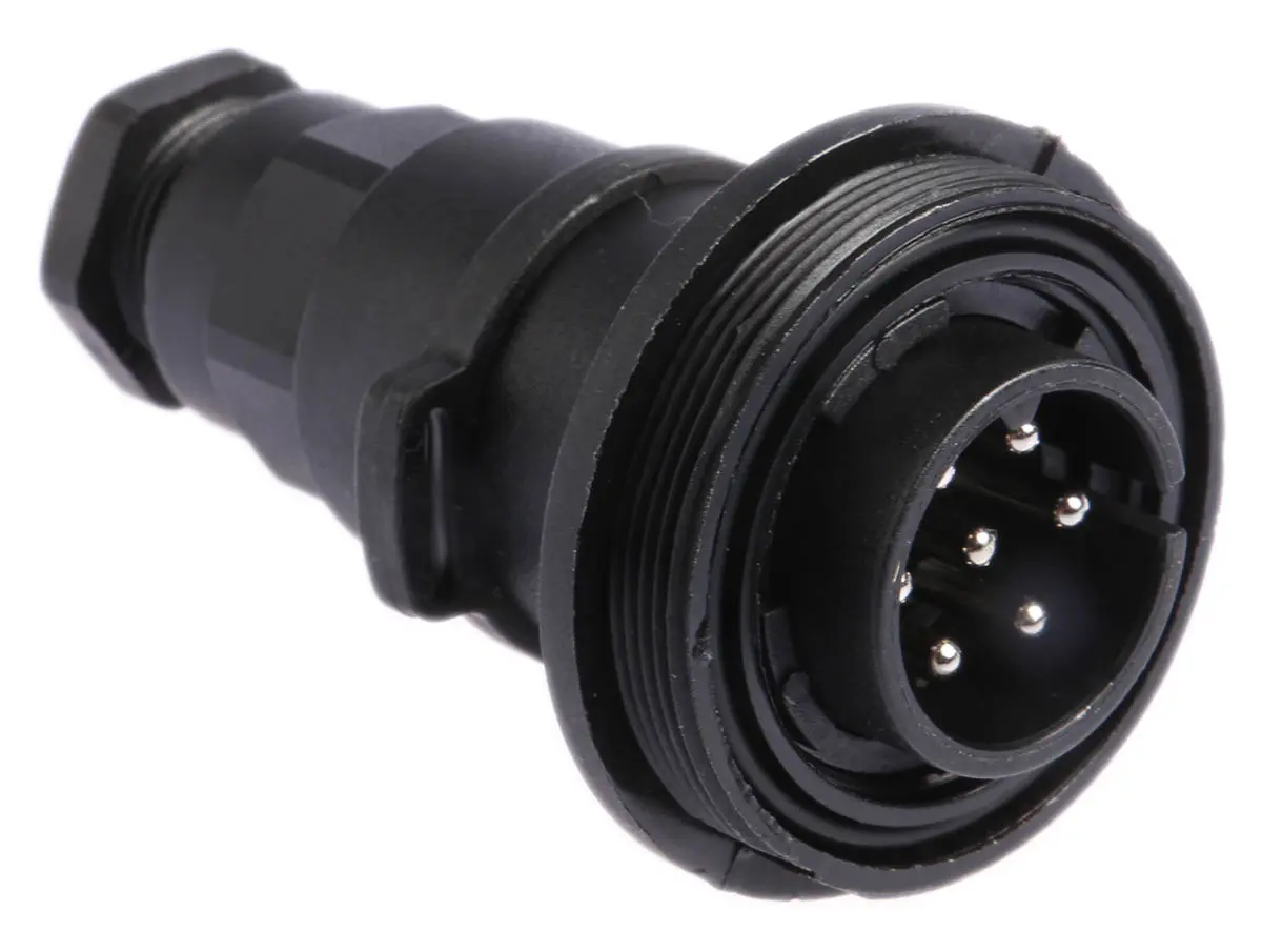Produktfoto 1 von Bulgin Standard Buccaneer 38 Standard Rundsteckverbinder Stecker 7-polig Stecker 5A Inline IP68